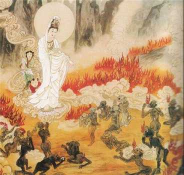 法师施食真灵异，鬼神成群来赶斋